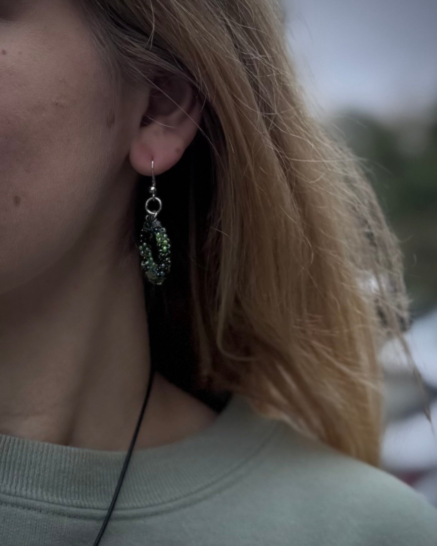✨💚Evergreen Sparkle Hoops 💚✨