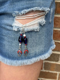 Stars, Stripes &amp; Flip-Flops Earrings 🇺🇸🩴